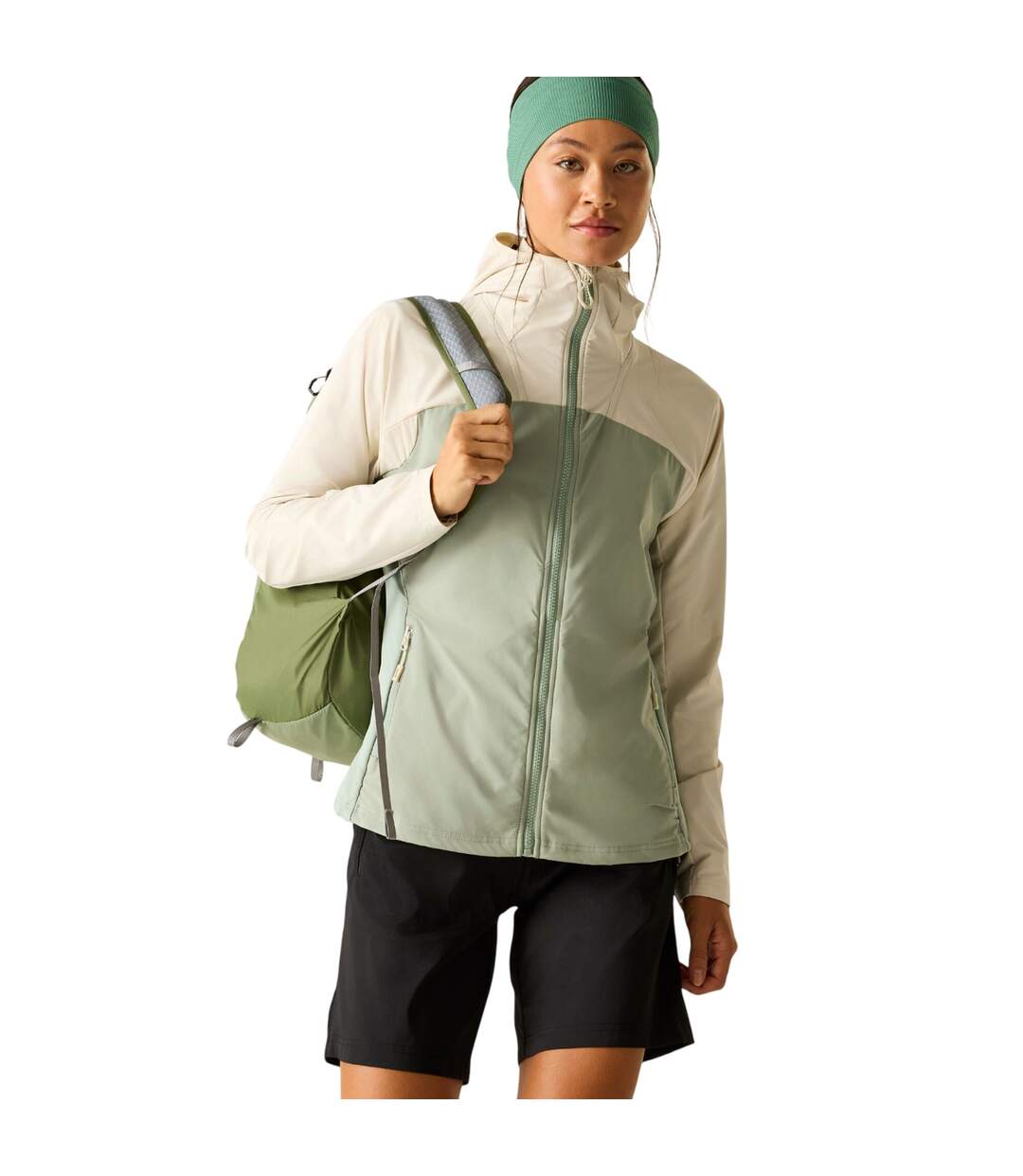 Veste Softshell Nomadic Femme Crème Vert Pâle Dare 2B-1