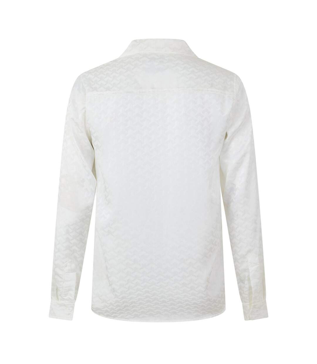 Chemise Manches Longues Motif/style À Motifs Homme Blanc Belier-2