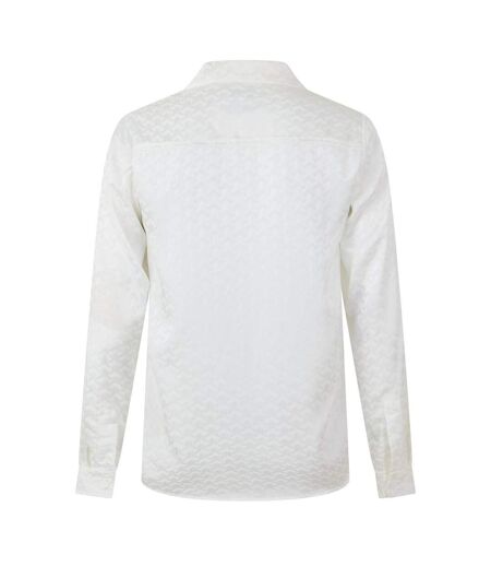 Chemise Manches Longues Motif/style À Motifs Homme Blanc Belier