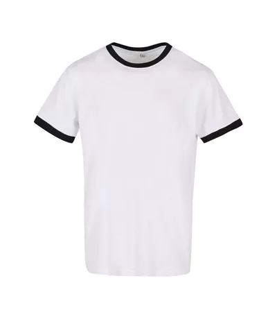 T-shirt Homme Blanc Noir Build Your Brand