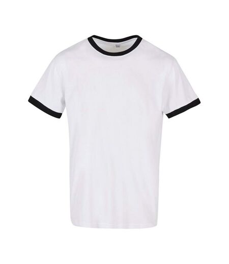 T-shirt Homme Blanc Noir Build Your Brand