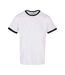 T-shirt Homme Blanc Noir Build Your Brand-1