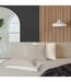 Taie d'Oreiller Microfibre Oscar 63x63cm Blanc-3