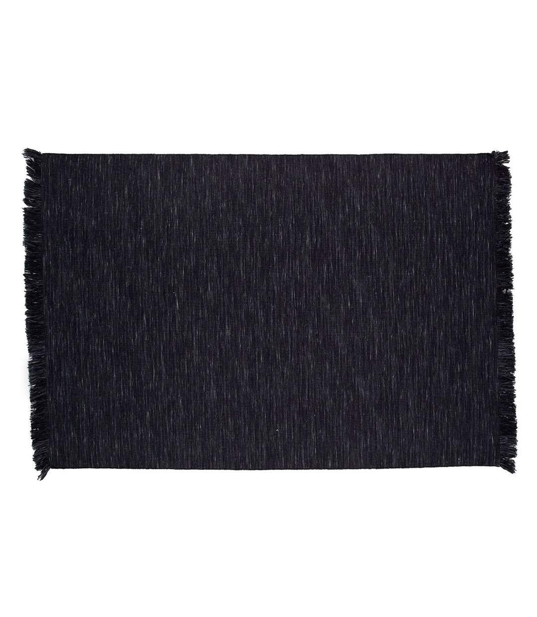 Tapis Déco en Laine Elton 252x300cm Noir-1