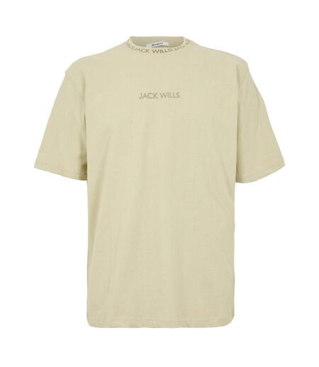 Mens Jacquard T-shirt Pistachio Jack Wills