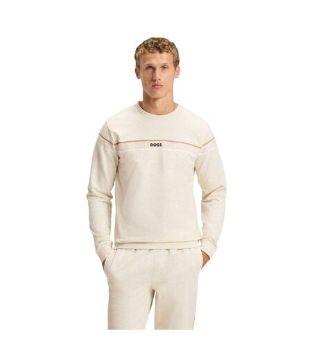 Sweat Homme Blanc Boss