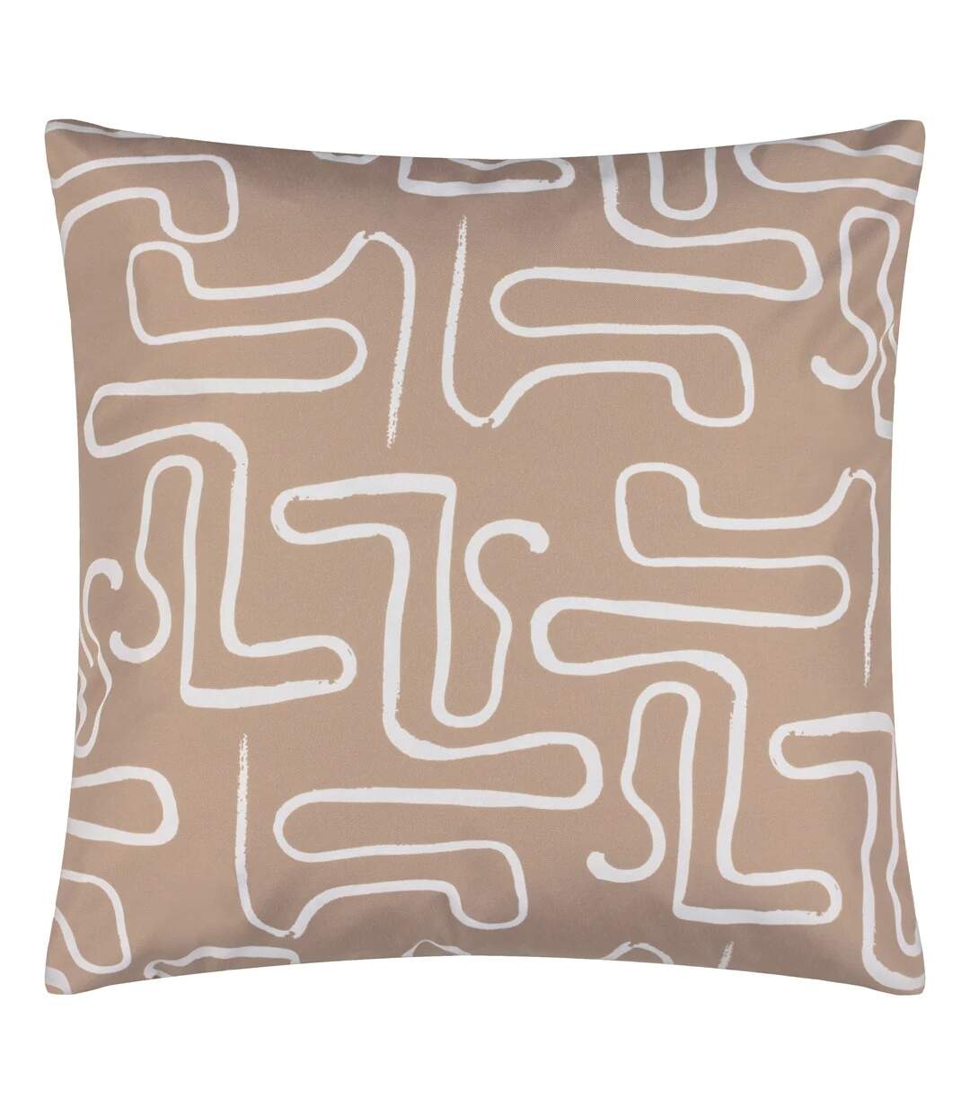 Klay printed outdoor cushion cover 43cm x 43cm natural Furn