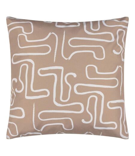 Furn - Housse de coussin d'extérieur KLAY (Beige pâle) (43 cm x 43 cm) - UTRV3091