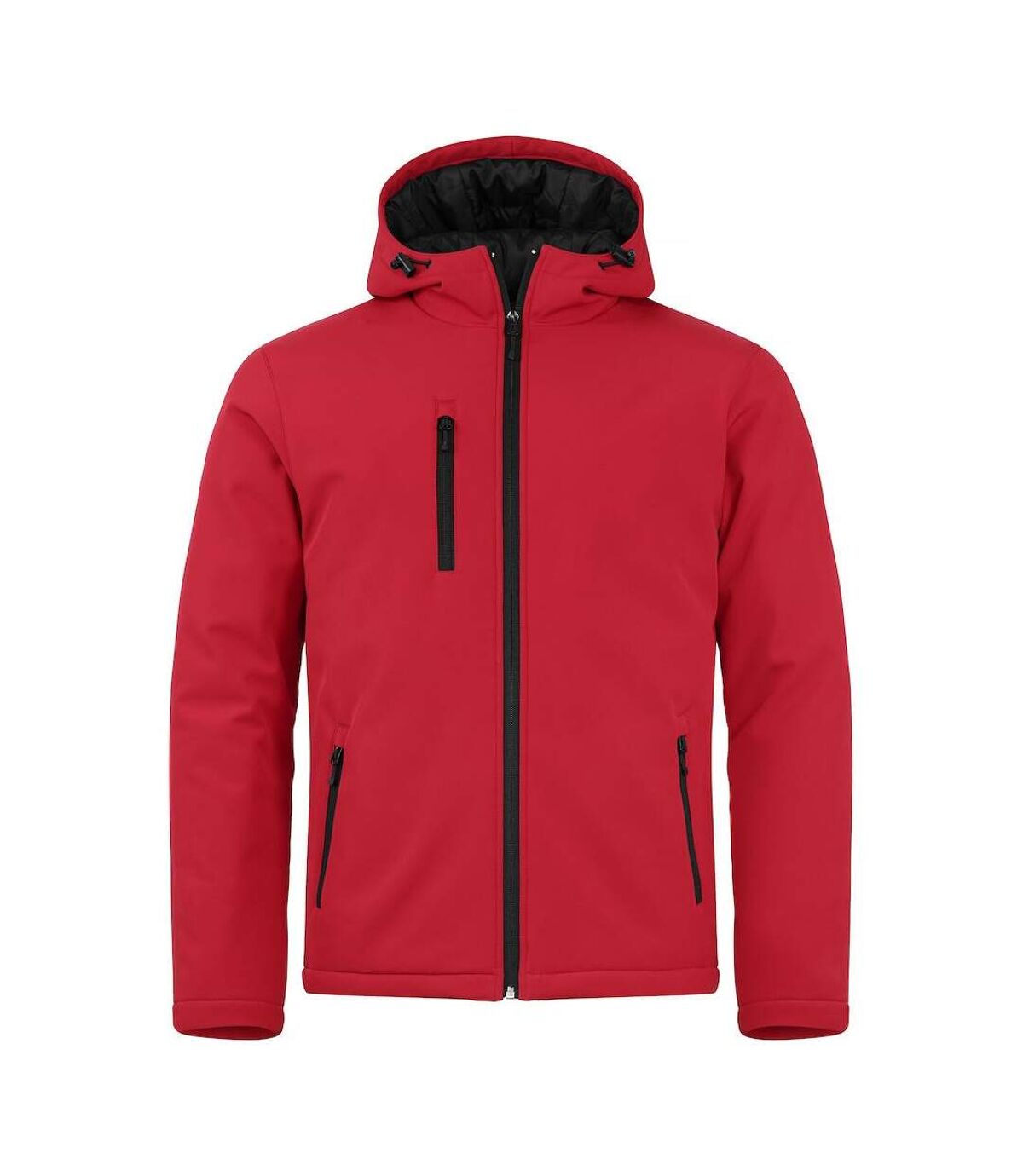 Clique Mens Padded Soft Shell Jacket (Red)