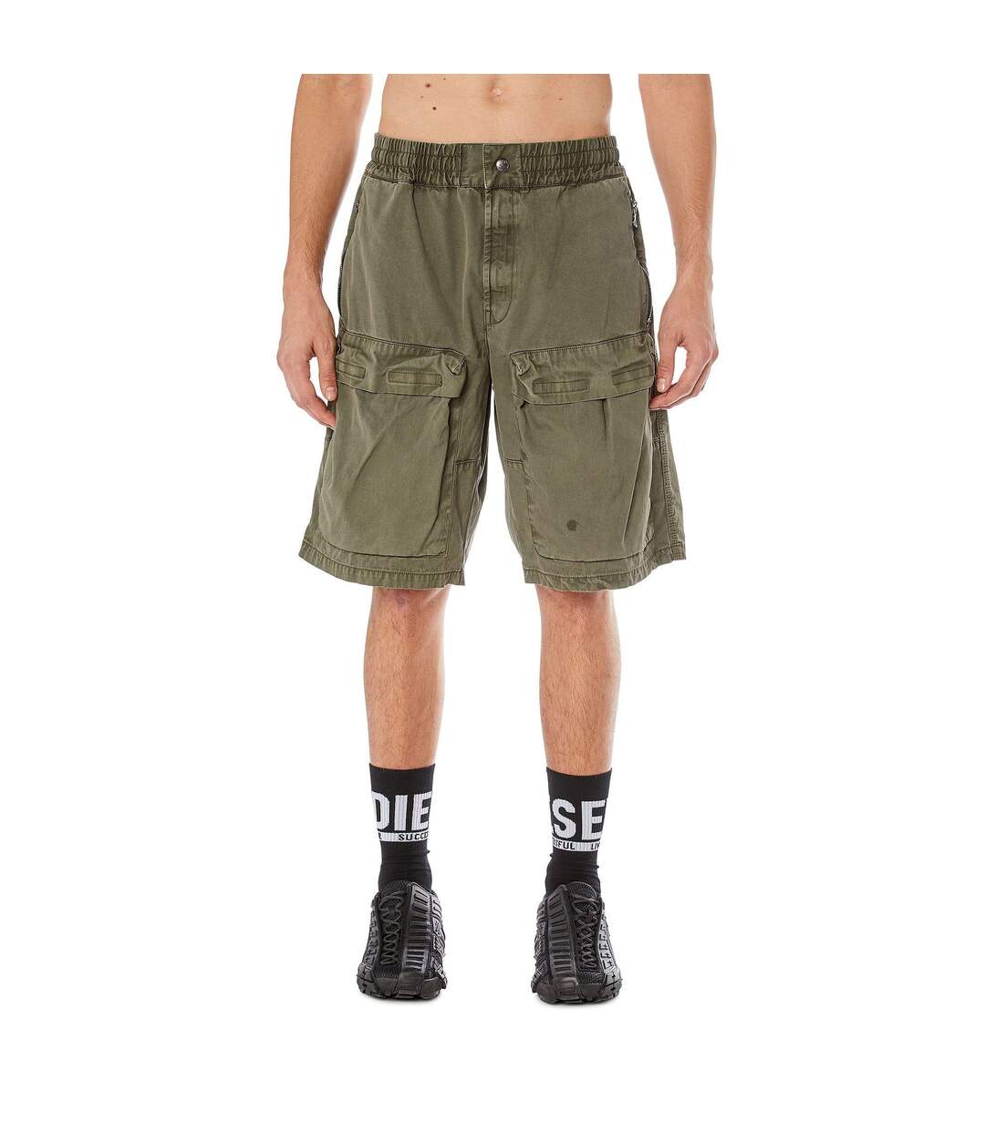 Mens P-beek Shorts Green Diesel-1