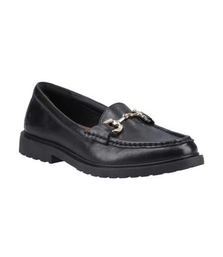 Mocassins Style Bridon Verity Femme Noir Hush Puppies