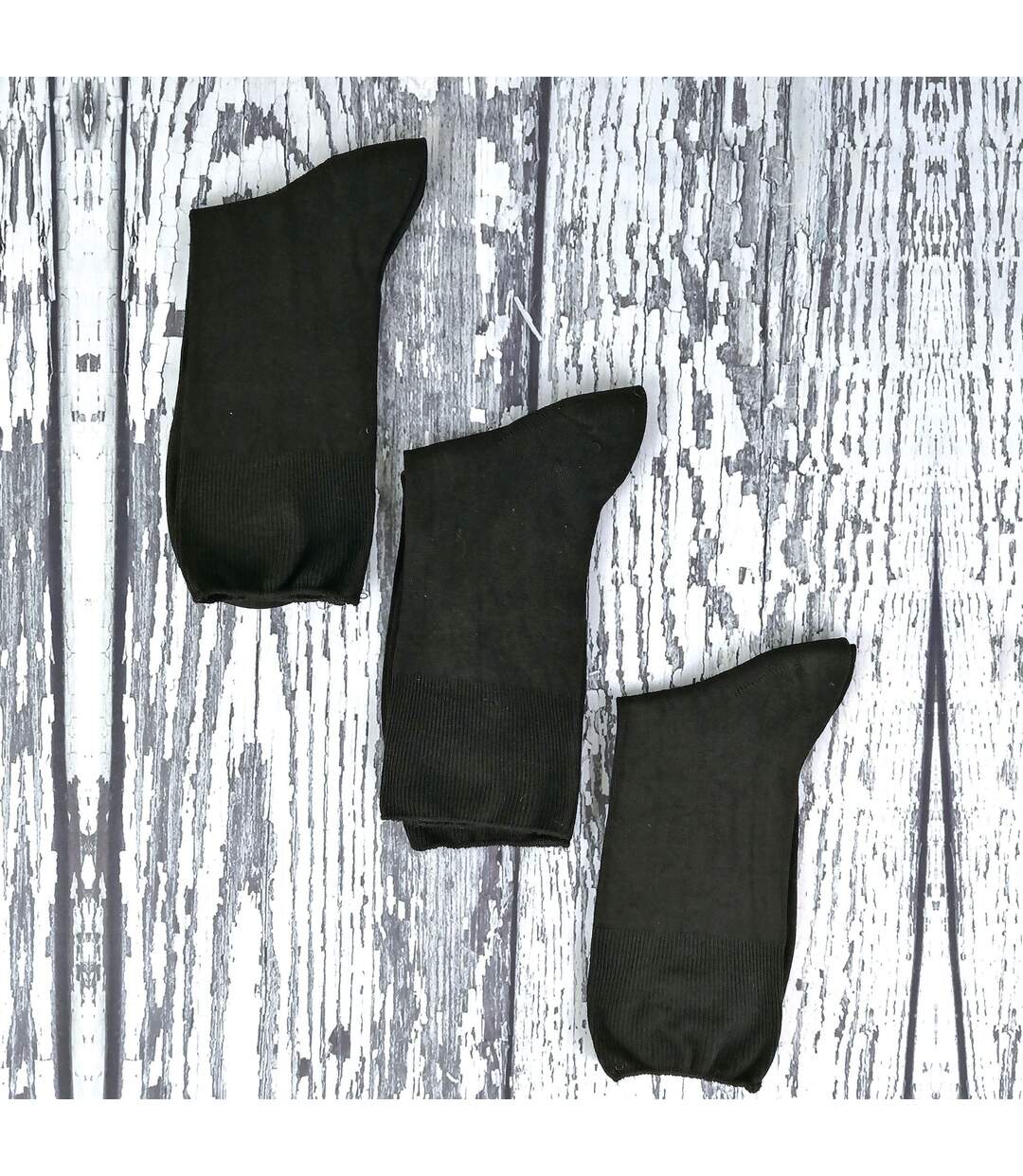 3 Pack Ladies Anti Odour Loose Wide Bamboo Socks with Non Elastic Top-5