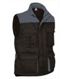 Veste de travail sans manches - Homme - REF THUNDER - black gris