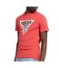 T-shirt rouge homme guess rusty - xxl-1