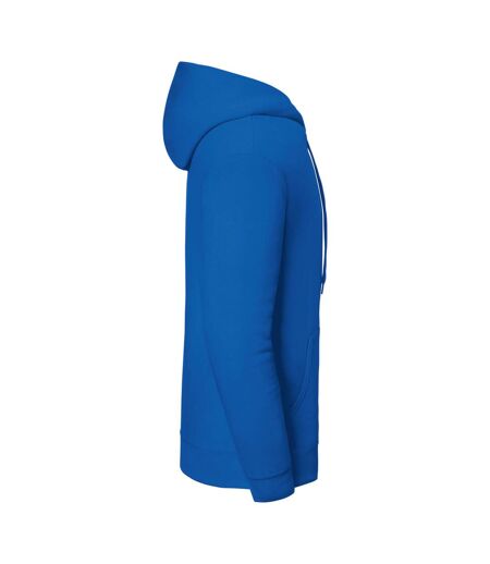 Mens Iconic Premium Hoodie Royal Blue Fruit Of The Loom
