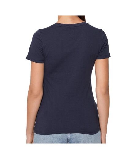 T-shirt Marine Femme Tommy Hilfiger Skinny Essential