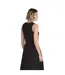 Womens/ladies Tank Midi Dress Black Animal-3