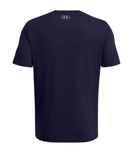 T-shirt Manches Courtes Foundation Updates Gl Homme Bleu Marine Bleu Under Armour