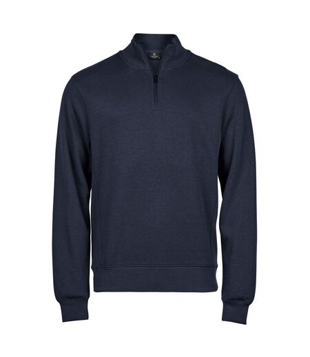 Sweat Motif/style Côtelé Homme Bleu Marine Tee Jays