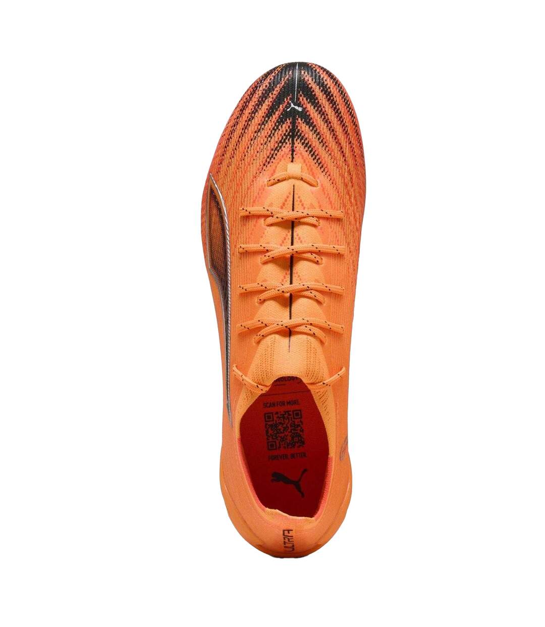 Mens Ultra 5 Ultimate Firm Ground Football Boots Orange Black Puma-3