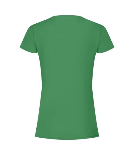 T-shirt Femme Vert Fruit Of The Loom