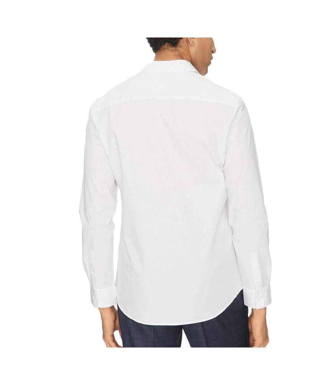 Chemise blanc homme calvin klein jeans solid-2