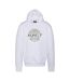 Sweat à capuche blanc homme schott swhustour - l-1