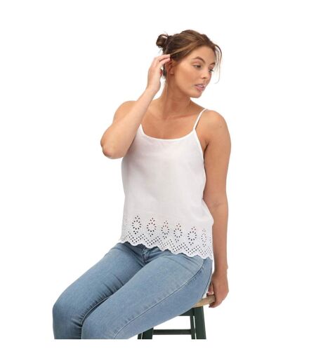 Débardeur lou life femme blanc Only