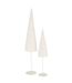 Sapin de Noël sur Socle Glitter 58cm Blanc-2