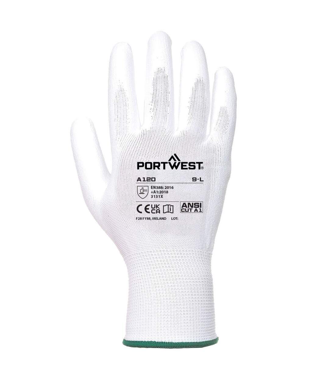 A120 pu palm grip gloves xxl white Portwest-2