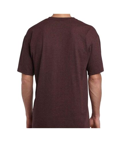 Mens heavy cotton t-shirt russet Gildan