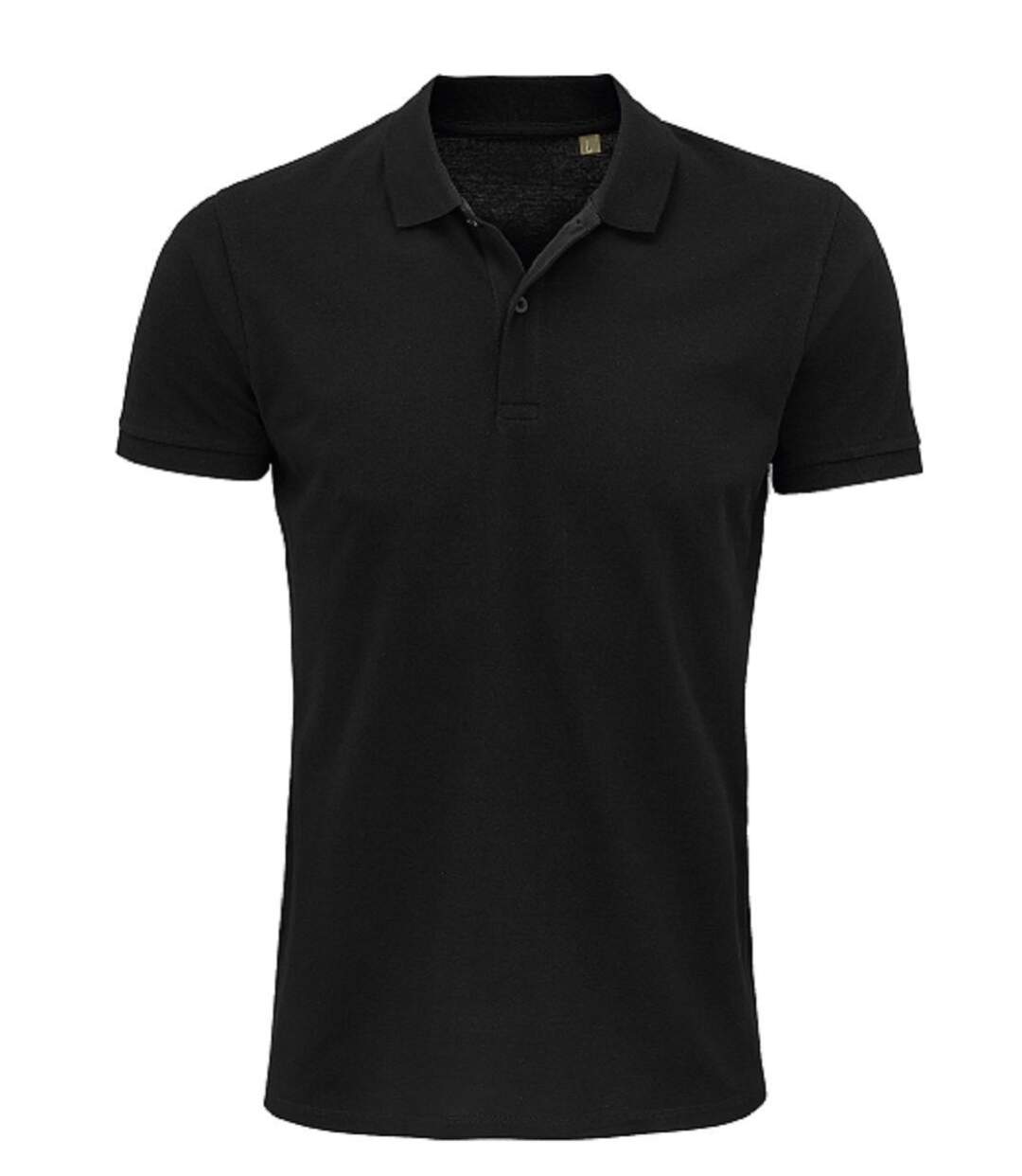 Polo manches courtes BIO - Homme - 03566 - noir