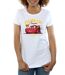 Disney - T-shirt CARS PISTON CUP CHAMPION - Femme (Blanc) - UTBI13572-3
