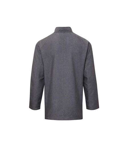 Premier Veste de chef à manches longues unisexe pour adultes (Denim gris) - UTPC6470