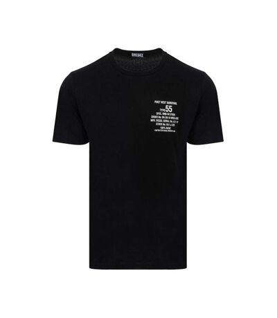 T-shirt Noir Homme Diesel Tjust - L