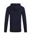 Mens samuel knitted full zip hoodie navy Weird Fish-2