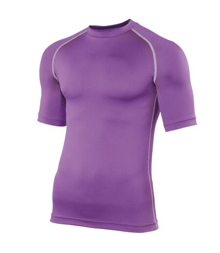 Rhino Mens Sports Base Layer Short Sleeve T-Shirt (Navy)