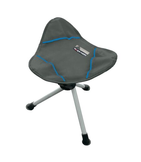 Tabouret Tripode Tarifa 33 Cm X 33 Cm X 45 Cm Gris Foncé Bleu High Peak