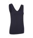 Womens/ladies organic scoop neck vest top navy Mountain Warehouse