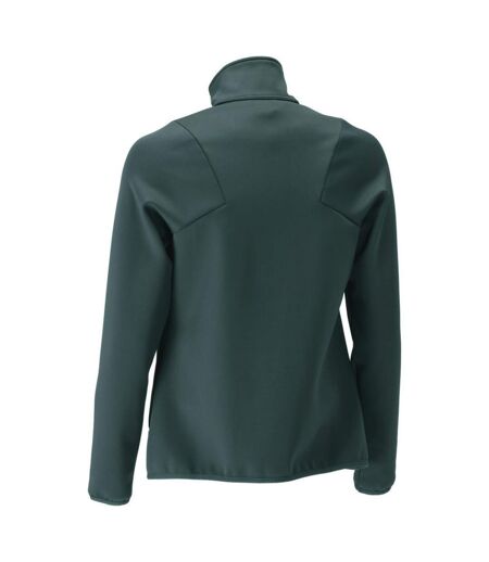 Womens/ladies Customised Fleece Jacket Forest Green Mascot