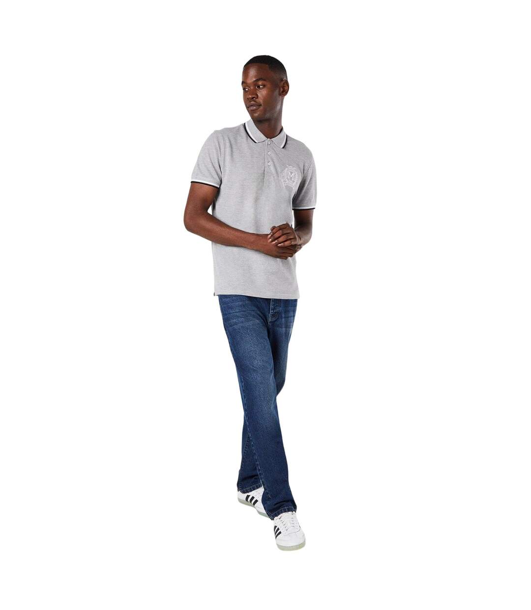 Polo homme gris Maine