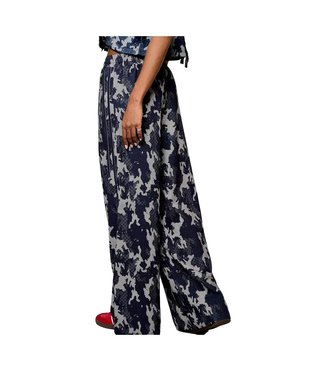Pantalon fluide bleu/gris femme kaporal viral-2