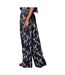 Pantalon fluide bleu/gris femme kaporal viral-2