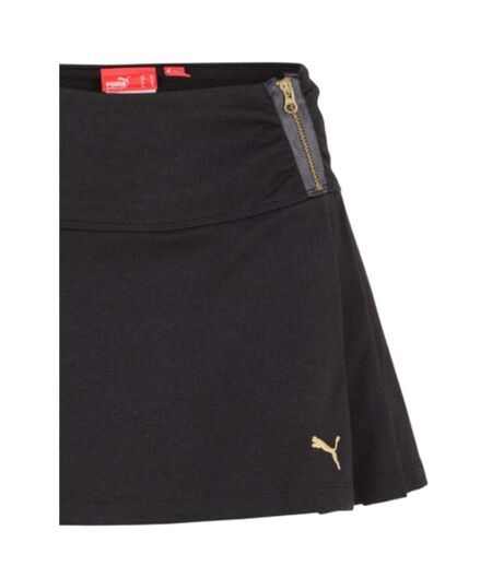 Womens/ladies Kilt Mini Skirt Black Puma