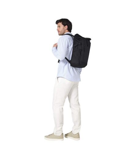 Zurich Roll Top Backpack One Size Black Quadra