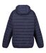 Womens/ladies Marizion Hooded Padded Jacket Navy Sea Haze Regatta-3