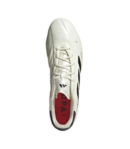 Mens Copa Pure Elite Calf Leather Firm Ground Football Boots White Black Red Adidas