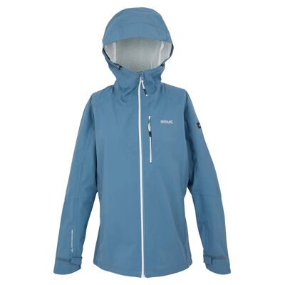 Veste imperméable birchdale femme bleu de gris Regatta