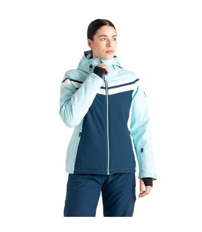 Blouson De Ski Flurry Femme Turquoise Pâle Denim Sombre Dare 2B