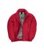 Blouson Aviateur Crew Homme Rouge Gris B&C-1